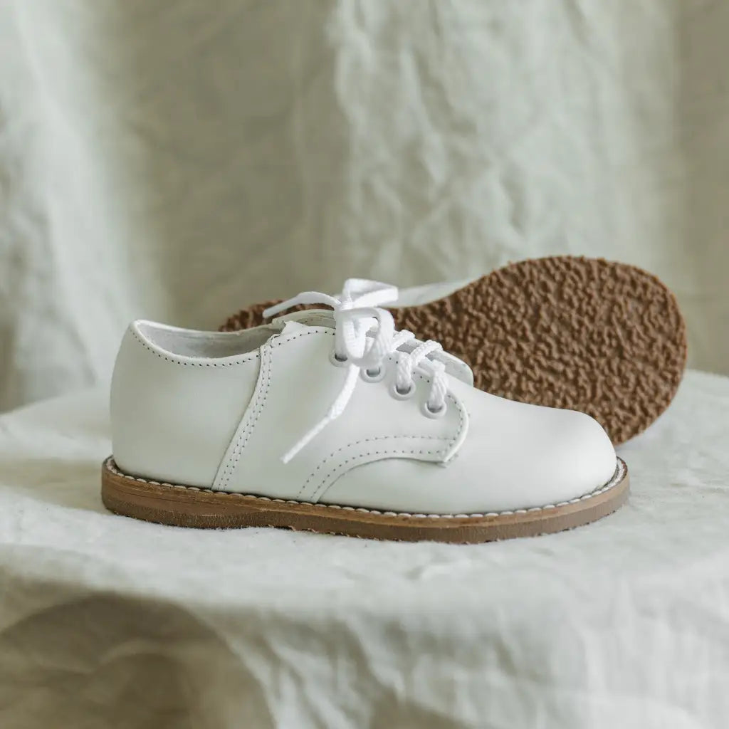 Albert Saddle White/White – Zimmerman Shoes