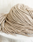 array of beige shoe laces