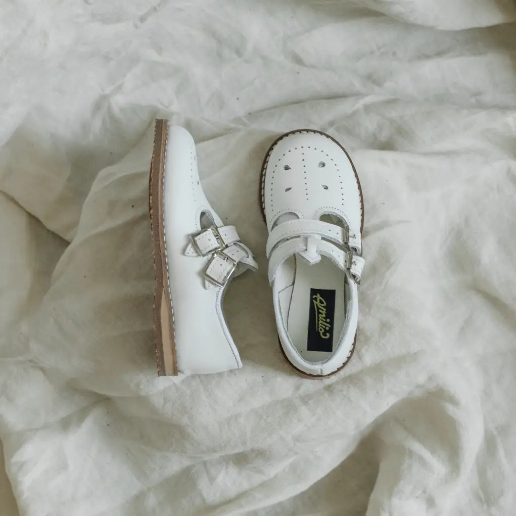 Claire T - Strap - White