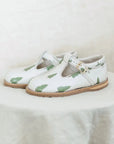 Flora T - Strap - Evergreen Print Dress Shoe