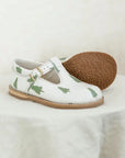 Flora T - Strap - Evergreen Print Dress Shoe