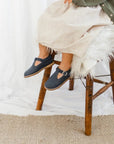 Flora T - Strap - Navy t - straps