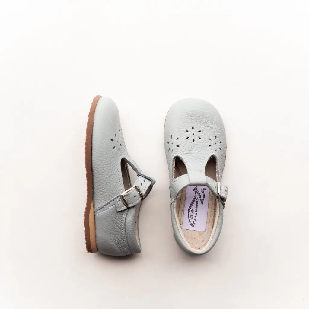 Flora T - Strap - Pale Blue t - straps