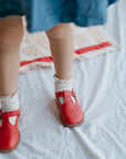 Flora T - Strap - Red t - straps
