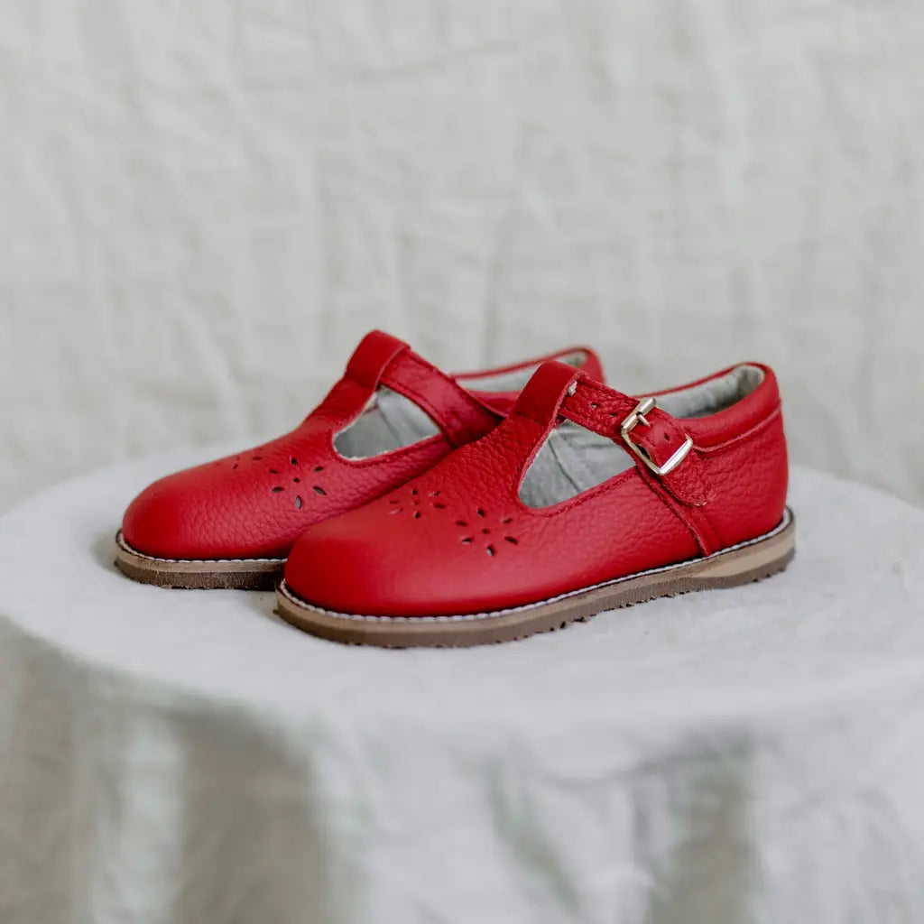 Flora T - Strap - Red t - straps