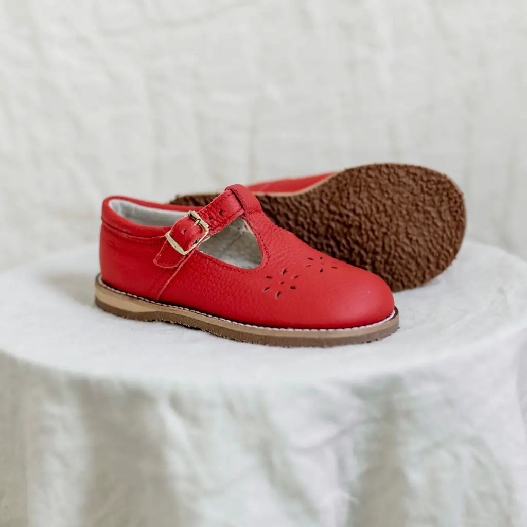 Flora T - Strap - Red t - straps