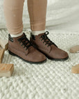 children's high top boot in brown sizes 5-12