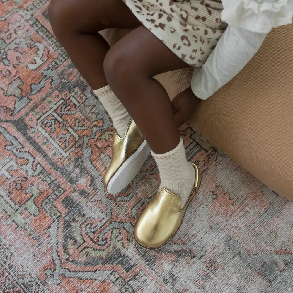 Loafer - Gold Shoes