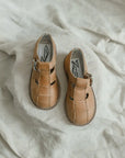 Lucy T - Strap - Tan Shoes