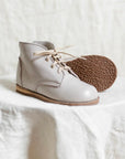 milo leather boot in color sand