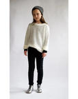 metallic silver leather boot for kids