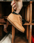 tan nubuck, first walker, leather boots, brown sole