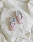 Soft Soled Double T - Strap - Pink