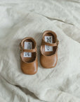 Soft Soled Mary Jane - Cognac Shoes