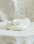 Soft Soled Mary Jane - Ivory Patent