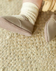 soft soled mary jane in color sand