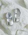 Soft Soled Mary Jane - Silver