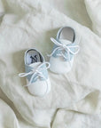 Soft Soled Oxford - White/Light Blue