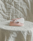 Soft Soled T-Strap - Pink