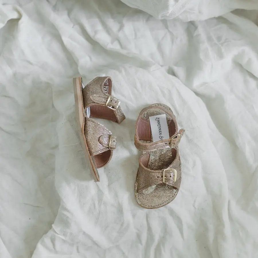 Stevie Sandal - Brown Sparkle sandals