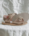 Stevie Sandal - Brown Sparkle sandals