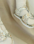Stevie Sandal - Floral sandals