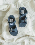 Stevie Sandal - Navy sandals