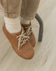 Wing Tip Oxford - Cognac Shoes