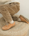 Wing Tip Oxford - Tan Shoes