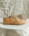 Wing Tip Oxford - Tan Shoes