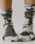 Charcoal Tie Dye Socks | Kid - Teen