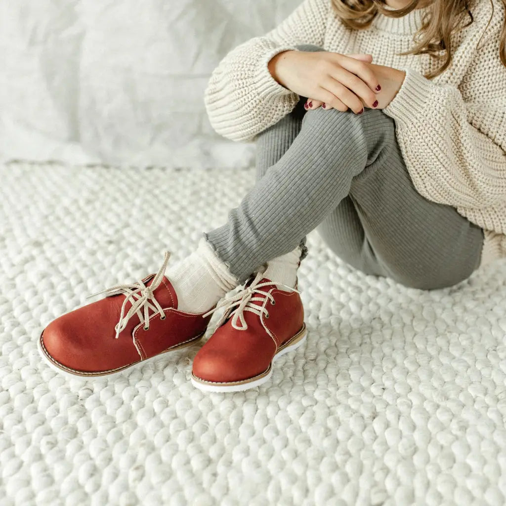 children&#39;s loafer in rust sizes 5-3