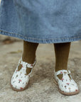 Flora T - Strap - Mushroom Dress Shoe