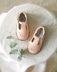 Greta T - Strap - Pink Shell Dress Shoe