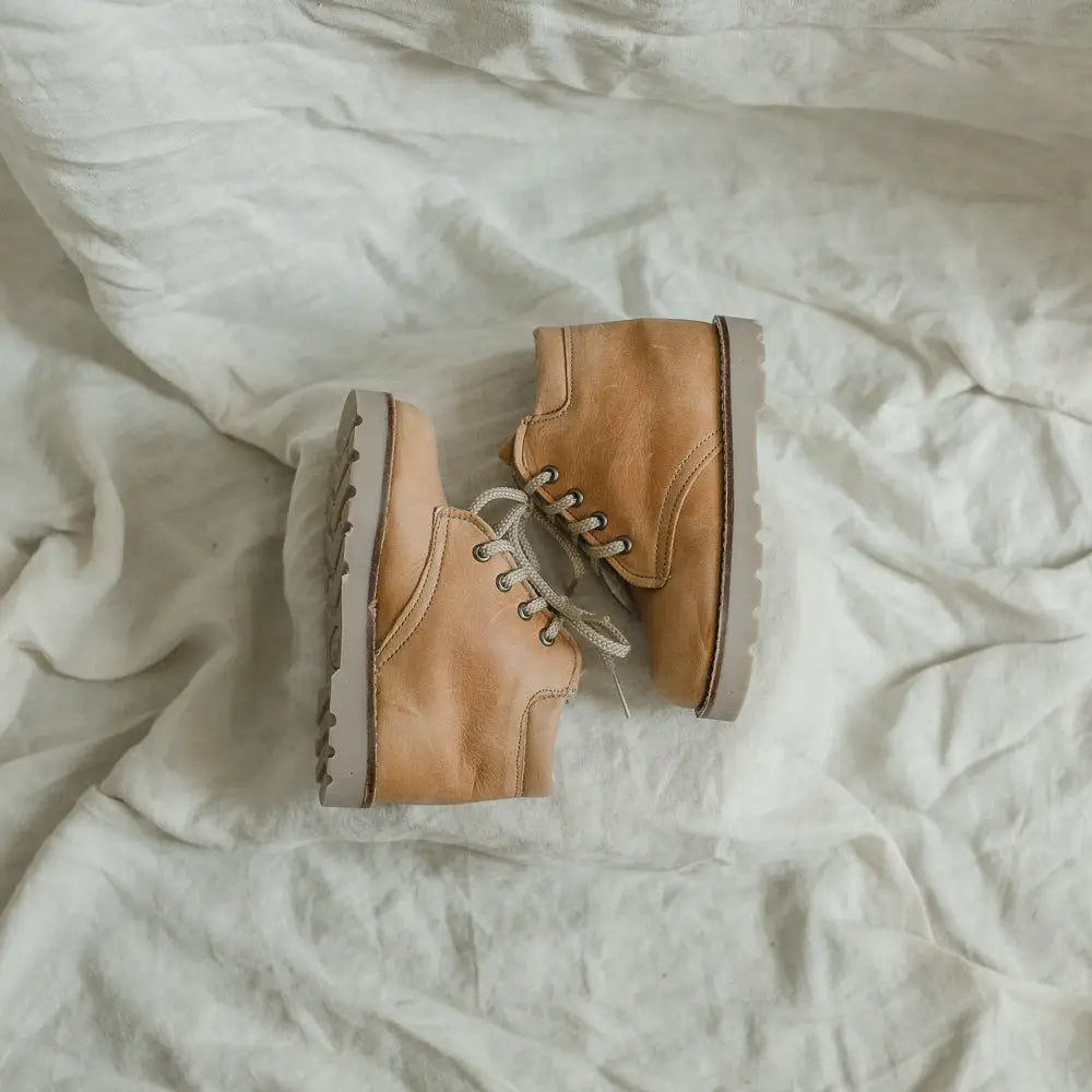 Tan High Top Boot - Sizes 5-12 – Zimmerman Shoes