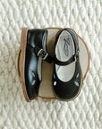 classic mary jane children's shoe in black sizes 5-12
