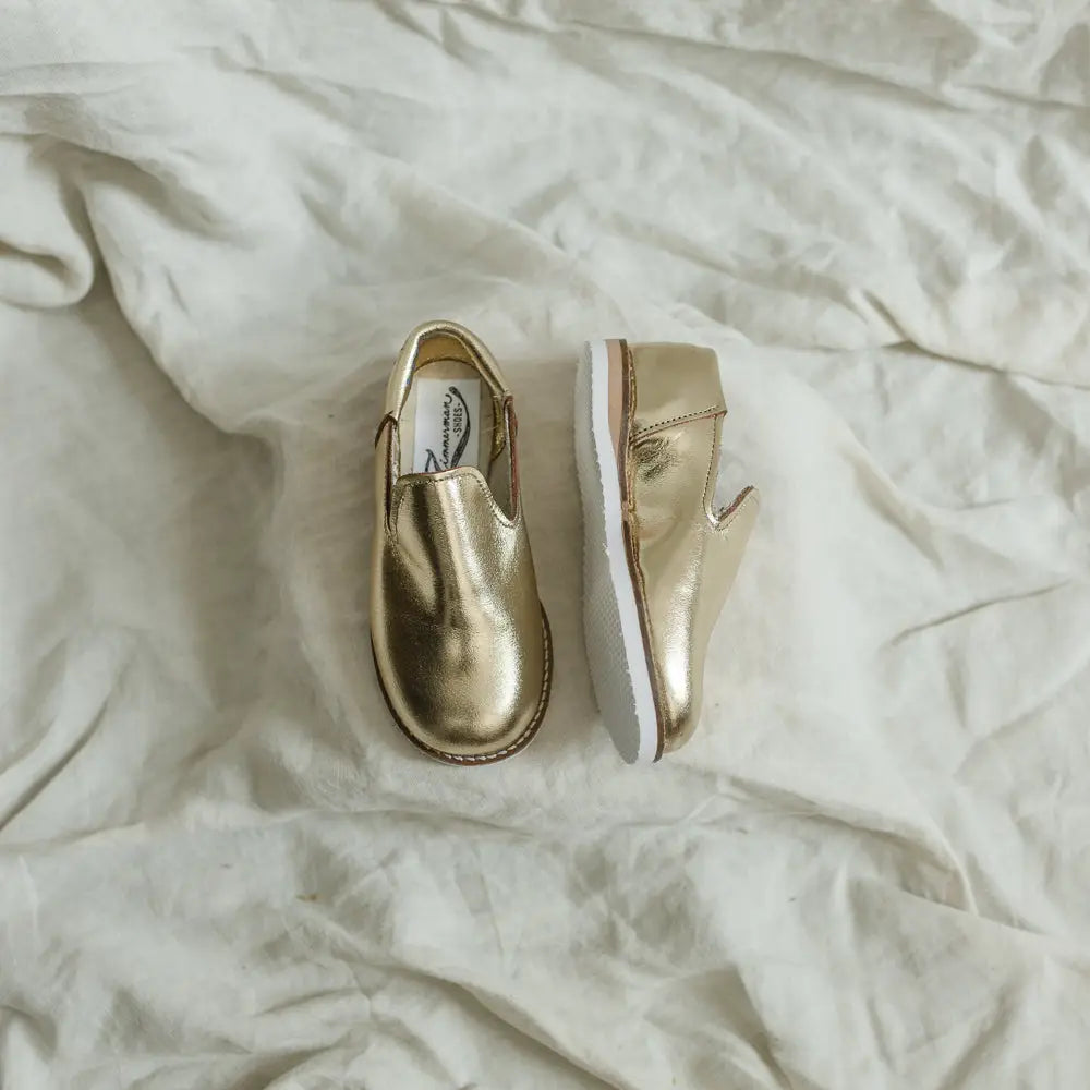 Loafer - Gold Shoes