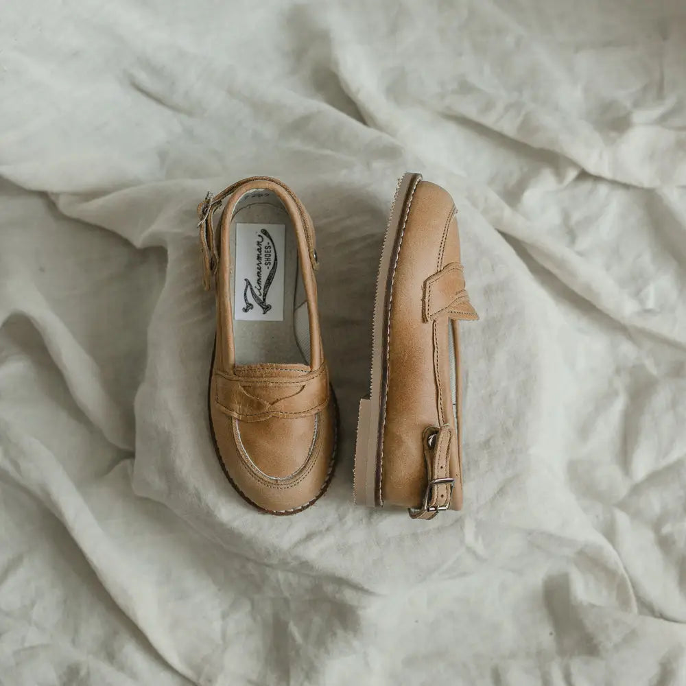 Penny Loafer - Tan Shoes