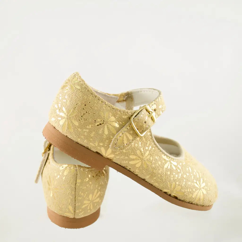 Riley Mary Jane - Gold Glitter – Zimmerman Shoes