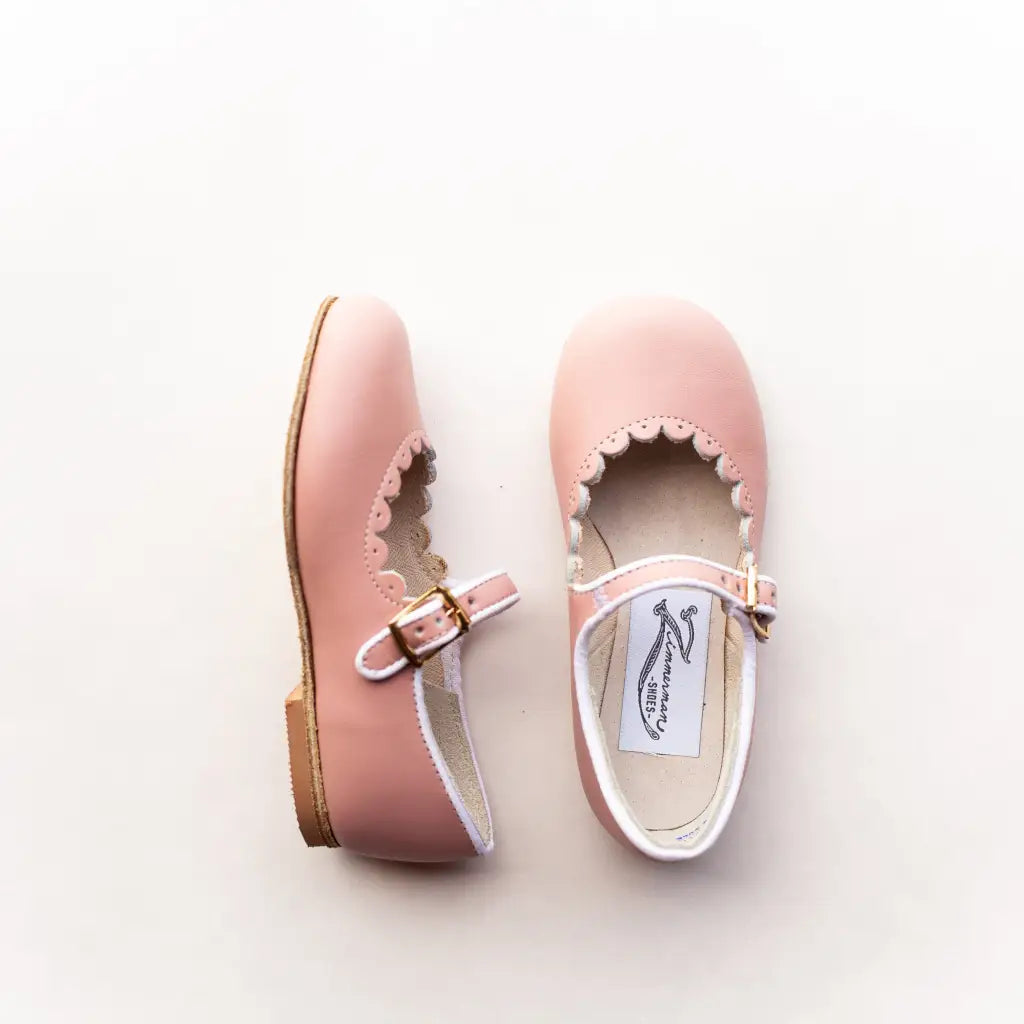 Scalloped Mary Jane - Blush Pink jane’s