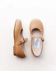 Scalloped Mary Jane - Camel jane’s