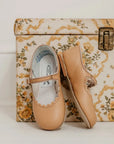 Scalloped Mary Jane - Camel jane’s