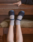 Scalloped Mary Jane - Navy jane’s