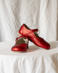 Scalloped Mary Jane - Red Metallic - mary jane’s