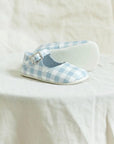 Soft Soled Mary Jane - Blue Gingham jane’s