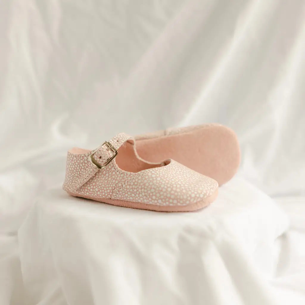 Soft Soled Mary Jane - Pink Fawn jane’s