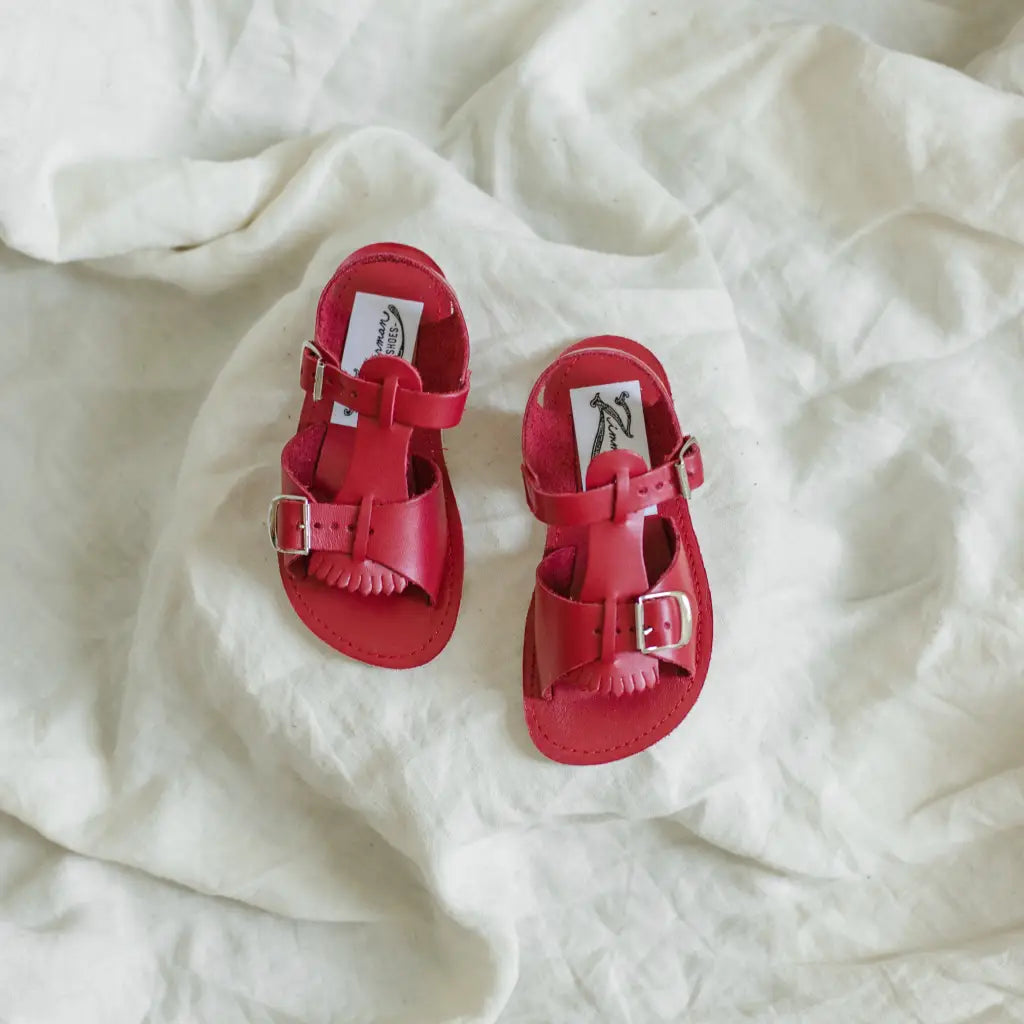 Stevie Sandal - Red sandals